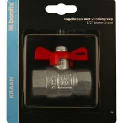 BONFIX Kogelstopkraan met vlindergreep 1/2'' Binnendraad
