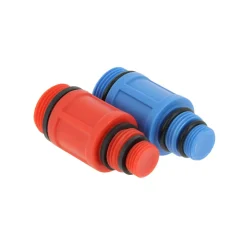 BONFIX Plug kunststof rood en blauw