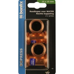 BONFIX Press Rechte Koppeling 4st