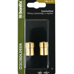 BONFIX Soldeer inschuifsok 15x12 mm 2 stuks