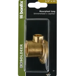 BONFIX Soldeer muurplaat 12 mm x 1/2'' Binnendraad