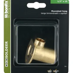 BONFIX Soldeer muurplaat 15 mm x 1/2'' Binnendraad hoog model