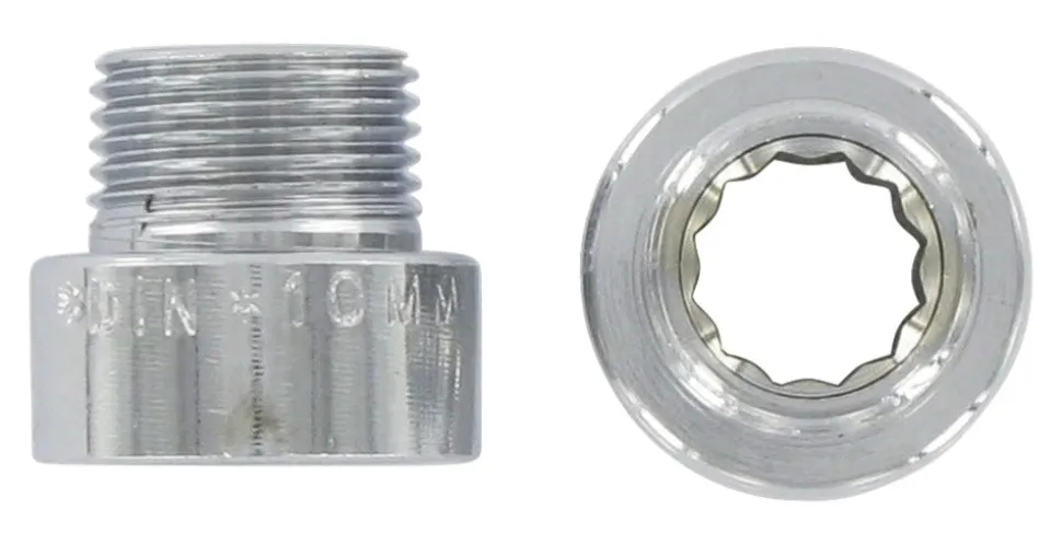 BONFIX Verlengstuk 3/8'' binnendraad x 3/8" buitendraad x 10 mm chroom