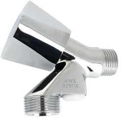 BONFIX Wasmachinekraan met chromen knop inclusief beluchter en keerklep