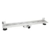 Bouwmaat Douchegoot RVS Geborsteld met Muurflens 7x7x80cm