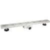 Bouwmaat Douchegoot RVS zonder Flens 7x7x90cm