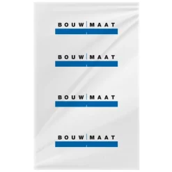 Bouwmaat Puinzak 50x80cm transparant 120 mµ