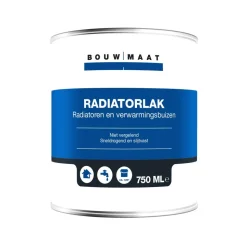 Bouwmaat Radiatorlak Acryl Wit B210  0,75L