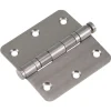 Bouwmaat RVS Kogelscharnier Ronde Hoek 76x76mm