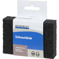 Bouwmaat Schuurblok Fijn 100x70x25mm