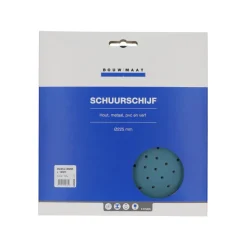 Bouwmaat Schuurschijf 128 Gaten Klittenband Ø225mm