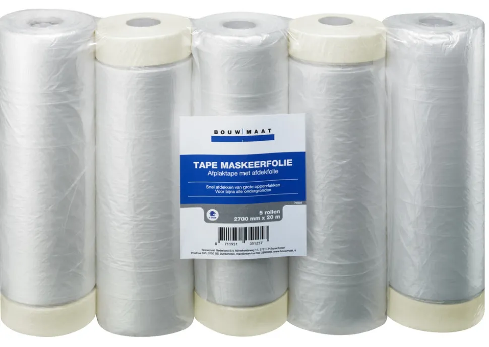 Bouwmaat Tape Maskeerfolie
