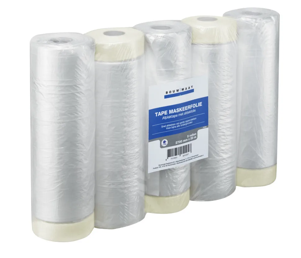 Bouwmaat Tape Maskeerfolie