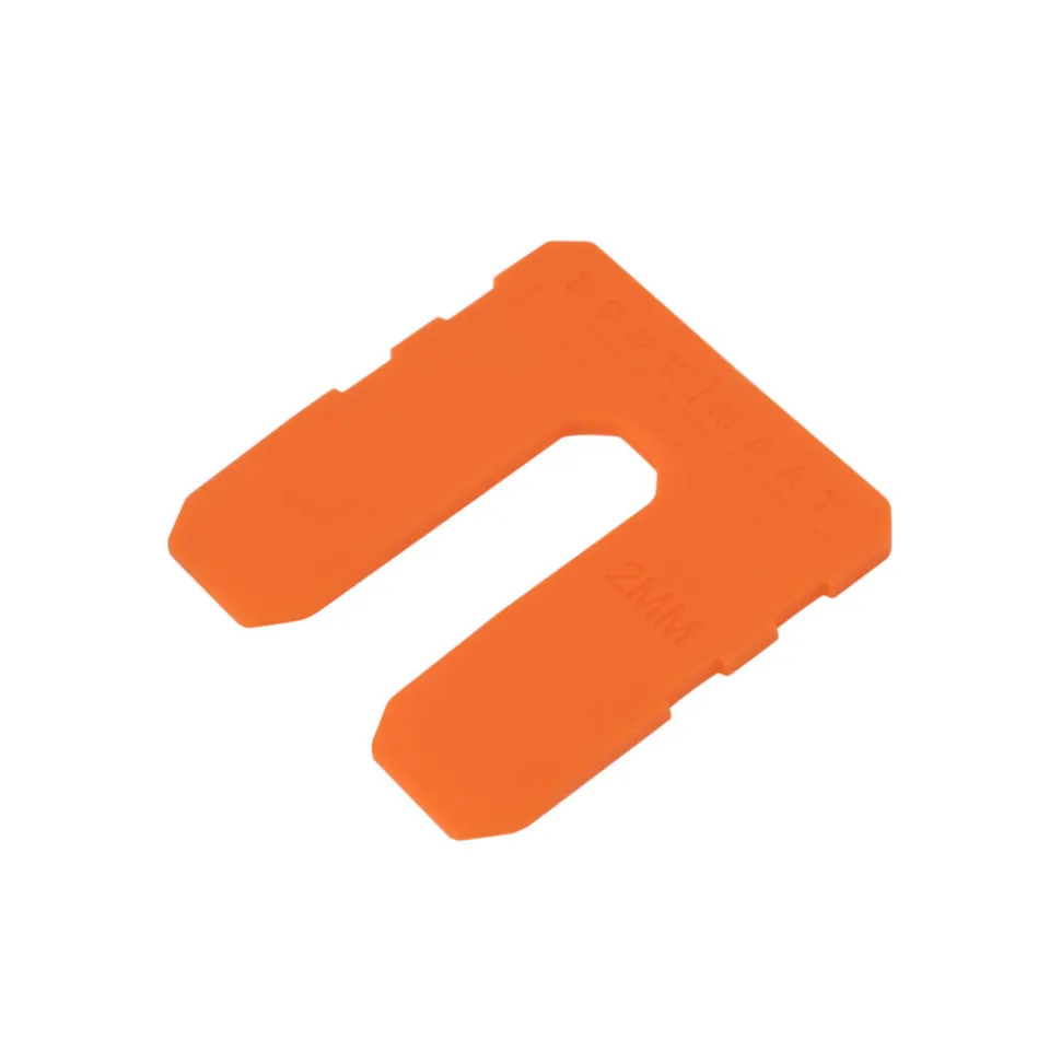 Bouwmaat Uitvulplaat Oranje 2mm 48st