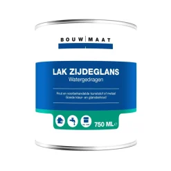 Bouwmaat Zijdeglans Lak Acryl Wit 750ml