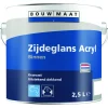 Bouwmaat Zijdeglans Lak Acryl Wit 2,5L