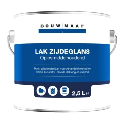 Bouwmaat Zijdeglans Lak Wit 2,5L
