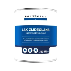 Bouwmaat Zijdeglans Lak Zwart 0,75L