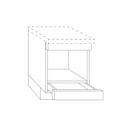 Bribus ECO Onderkast Combi Inb.Magn 60cm+La Stelpoten Nismaat 45cm FSC Mix 70%