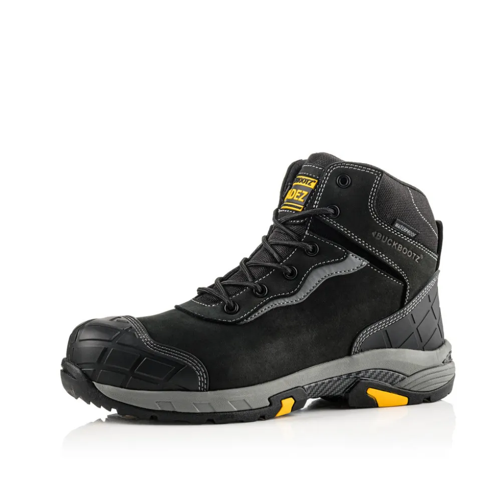 Buckbootz Veiligheidsschoen Blitz S3 Leer Zwart