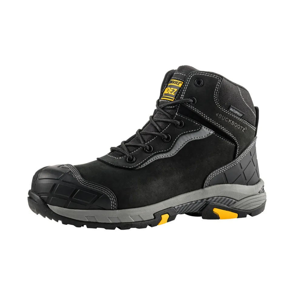 Buckbootz Veiligheidsschoen Blitz S3 Leer Zwart