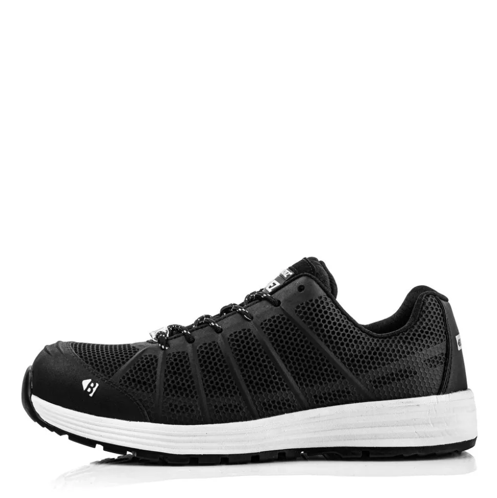 Buckbootz Werksneaker S1P Largobay KEZ Laag Zwart