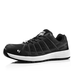 Buckbootz Werksneaker S1P Largobay KEZ Laag Zwart