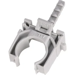 Buisclip Euro 20mm tbv 3/4 Buis Grijs  50st