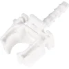 Buisclip Euro 16mm tbv 5/8 Buis Wit 50st