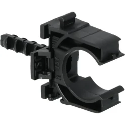 Buisclip Euro 20mm tbv 3/4 Buis Zwart  50st