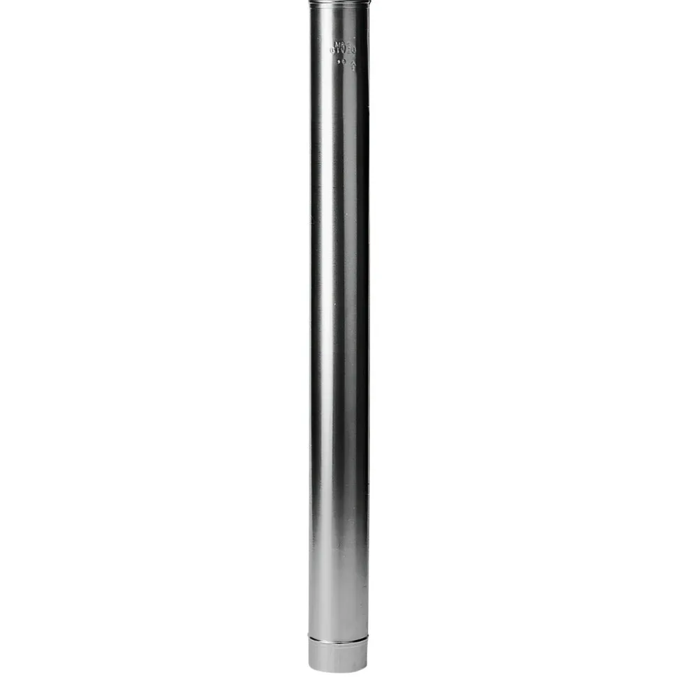 Burgerhout Pijp Rookgasafvoer Aluminium Ø150mm 1m
