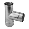 Burgerhout T-Stuk Rookgasafvoer Aluminium 90° Ø130mm