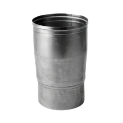 Burgerhout Verloopstuk Rookgasafvoer Aluminium Ø110-130mm