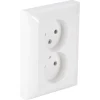 Busch-Jaeger Contactdoos Balance Inbouw 2-Voudig Polarwit