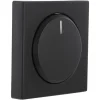Busch-Jaeger Future Line Centraalplaat Knop Dimmer Zwart