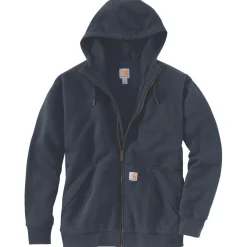 Carhartt Sweatshirt Paxton Thermal Lined Full Zip Navy