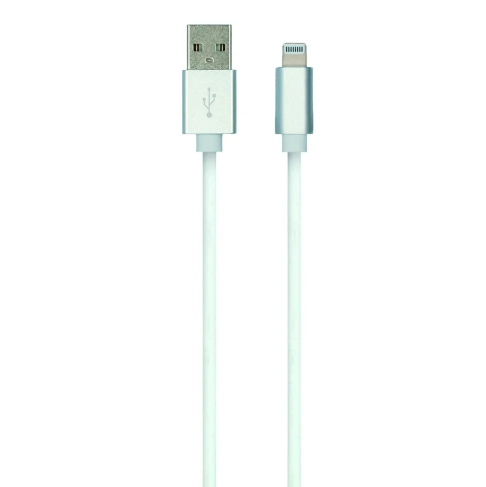 Carpoint Laadkabel USB Naar Lightning Kabel Wit 1m