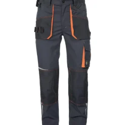 CERVA Lange Werkbroek Emerton Stretch Grijs Oranje