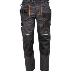 CERVA Werkbroek Emerton+ Antraciet/Oranje