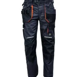 CERVA Werkbroek Emerton+ Antraciet/Oranje