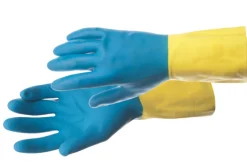 CERVA Werkhandschoenen Caspia Latex/Neopreen Blauw/Geel