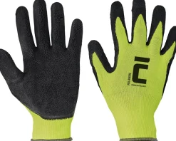 CERVA Werkhandschoenen Palawan Nylon/Latex Geel Maat 10/XL