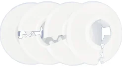 CV-Buisrozet Mat Wit 22mm 4st