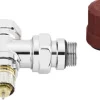 Danfoss Radiator Regelafsluiter RA-NX Haaks Chroom 1/2"