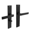 Deurkruk Hera Op Geveerd Langschild 245x45mm WC63/8mm Mat Zwart