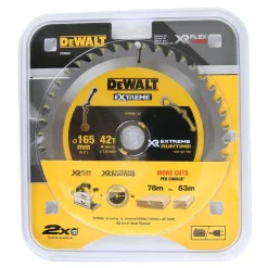 DeWALT Cirkelzaagblad DT99561-QZ  Xtreme Runtime 165x20 mm 42T CSB