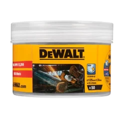 DeWALT Doorslijpschijven Metaal RVS 12x1mm 50st
