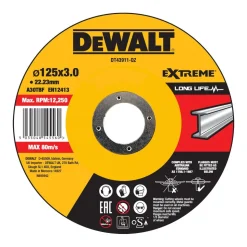 DeWALT Extreme 2X Doorslijpschijf Metaal 125x2,8x22,2mm