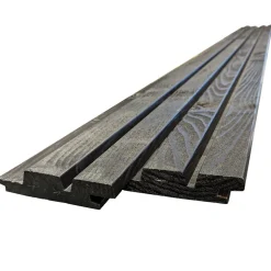 Douglas Dubbele Rhombus Zwart 28x145x3000mm 70% PEFC