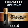 Duracell Batterij Alkaline Optimum AAA 4 stuks